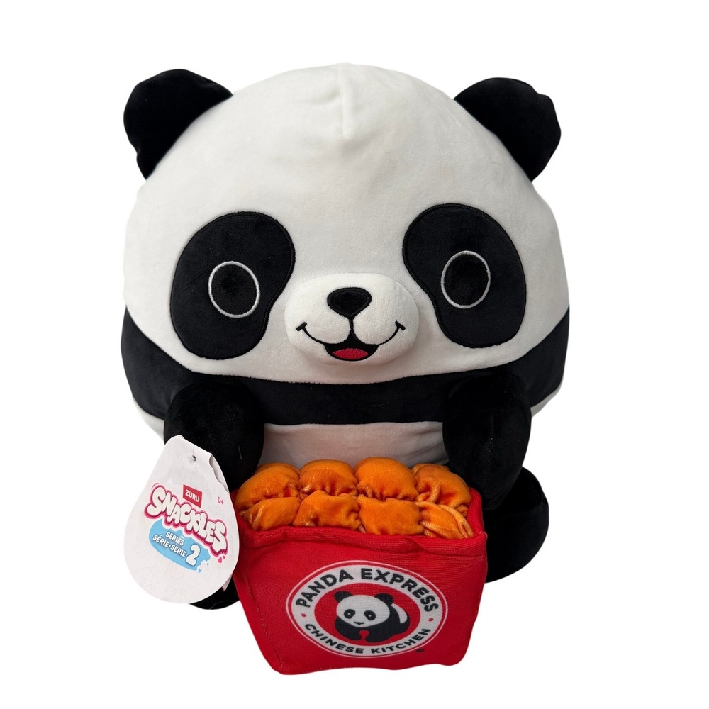 Zuru Snackles Series 2 Andy Panda Express Plush 14 inch Large Stuffed Animal Toy